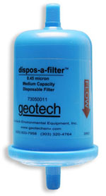 Geotech .45 Micron Medium Capacity Dispos-a-filter